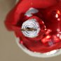 Santa Head Christmas Ornament, Painted Glass, Vintage, West Germany, 23594