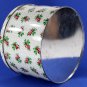 Vintage Decorated Tin, Rosebuds, Large for Candy, Cookies, Sewing, 23472