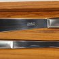Danish Carving Set, Stainless Steel in Teak Sliding Box, Made in Denmark, Mid-Century, 22159