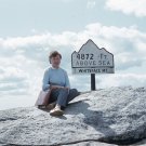 White Face Mountain New York 1959 Vintage Color Slide, Altitude Sign, Lady, 22883