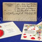 Frances Brundage Antique Valentine Postcards Plus 2 Unknown Artist, 1914, 18208