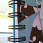 Blue and Brown Floral Notebook