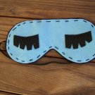 Blue Felt Sleeping Mask