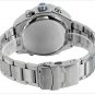 Unisex Trapezoid Analog & Digital 30 m Waterproof LED Sports Watch with Stainless Steel Strap M.