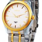 MIKE 8823 Men's Analog Quartz Watch with Stainless Steel Strap (White) M.