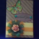 Thank You Greeting Card With Neon Pop