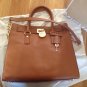 AUTHENTIC NEW NWT Michael Kors Hamilton Large Tote Luggage genuine Leather