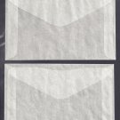100  #4 1/2  ( 4H )  GLASSINE ENVELOPES ( 3 1/8 x 5 1/16 INCHES )