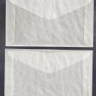 100 #5 Glassine envelopes ( 3 1/2 x 6 inches )