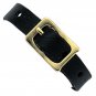 500 Black Leather Luggage Tag Loop Buckle Strap Lenticular Tags #LTL03-B-500#
