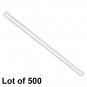 Clear Plastic Luggage Tag Loop Strap for Bag Tags LOT OF 500 #LTL01-C-500#