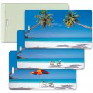 Beach Luggage Bag Travel Tag Animating All-Weather Lenticular #LT04-204#