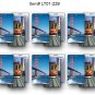 Cable Car Golden Gate  Lenticular Luggage Bag Travel Tag  SET OF 6-#LT01-229-6#