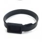 25 Black Plastic Luggage Tag Loop Buckle Strap Lenticular Tags - #LTL02-B-25#