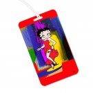 Lenticular Betty Boop Luggage Tags - Leg Flash Abstract 3D #BB-208-LT#
