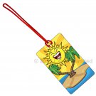 Luggage Tag Loops Red 6" Worms 100 pcs Attachments Flexible #LTL01-RED-100#