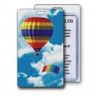 Rainbow Hot Air Balloon Luggage Bag Travel Tag 3D Lenticular #LT01-214#
