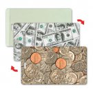 Flip All-Weather Lenticular Luggage Bag Travel Tag Money Coins #LT04-952#