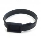 100 Black Plastic Luggage Tag Loop Buckle Strap Lenticular Tags - #LTL02-B-100#