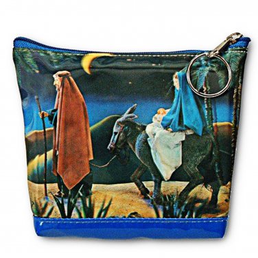 3D Lenticular Universal Purse Bag Jesus Mary Joseph Christmas #SSP-361-PAVIA#