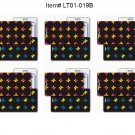 Butterfly Luggage Bag Travel Tag SETof6 PatternChange Lenticular #LT01-019B#