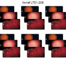 Fireworks July 4 Luggage Bag Travel Tag 3D Lenticular SETof6 #LT01-208#