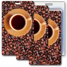 Luggage Bag Travel Tag Coffee Bean Brewing Animating Lenticular #LT01-240#