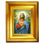 Gold Leaf Frame Jesus Christ Wall Decor 7X8 in Lenticular #PKF-246-FR4x6-G05#