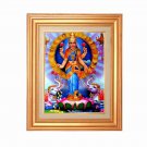 Gold Leaf Frame 10x13in Vintage Shri Lakshmi Hindu Religious #HDL-06-PI-COMO#
