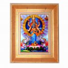 Gold Leaf Frame 10x13in Hindu Shri Lakshmi #HDL-06-PI-TORINO# Vintage