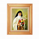 Gold Leaf Frame 10x13 in Vintage Saint Teresa of Avila #RC-601-PI-COMO#