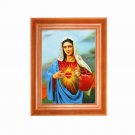 Gold Leaf Frame 10x13 in Christian Virgin Mary Sacred Heart #PKF-341-PI-AOSTA#