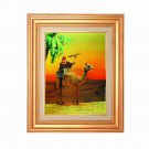 Gold Leaf Frame 10x13in Vintage Lawrence of Arabia Camel #TSL-94-PI-COMO#