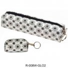 Pencil Case, Coin Purse Black Wheels Spinning Lenticular Set of 2 #R-008W-GLO2#