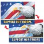Refrigerator Magnet American Eagle Support Our Troops Lenticular #MA4X6-250-SU#