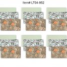 Money Coins All-Weather Lenticular Luggage Bag Travel Tag, Set of 6 #LT04-952#