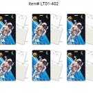 Astronaut Earth in Space Luggage Bag Travel Tag Lenticular SETOF6 #LT01-402#