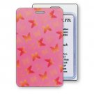 Pattern Change Lenticular Luggage Bag Travel Tag Butterfly Pink #LT01-019P#