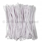 Luggage Tag Loops White 6" Worms 100 pcs Attachments Flexible #LTL01-WHITE-100#