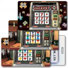 Lenticular Animate Las Vegas Slot Machine Luggage Travel Tag -LT01-951_H