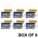 Christmas Cards Trees Snow Lenticular Holiday Greeting Card Item #GC-985-6#