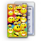 Luggage Bag Travel Tag with 3D Cool Smiley Faces Effect Lenticular #LT01-299#