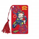 Lenticular Betty Boop Red Motorcycle 2x4” Bookmark Book Mark Tassel #BB-205-BM#