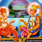 Religious Hindu Krishna & Radha Poster 10.5x13.5 in 3D Lenticular #HDL-08-PI#