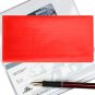 Checkbook  Cover Color-Changing Red to White Metallic Lenticular #CBC-R306#