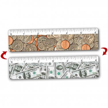 Ruler Bookmark Dollar Coin American Lenticular Flip 6 in. Setof3 #RU06-952-I-S3#