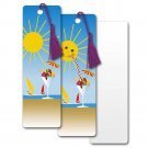 Bookmark Sun Eating Sundae Sunny Sunday Book Mark Flip Lenticular #BM20X65-234#