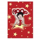 Postcard Betty Boop Star Wink Red Kick 6.5x9” 3D Lenticular #BB-203-PCXL#
