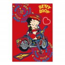 Postcard Betty Boop Red Motorcycle 6.5x9” Lenticular #BB-205-PCXL#