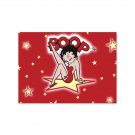 Postcard Betty Boop Star Red Kick 4x6” Lenticular #BB-203-PC#